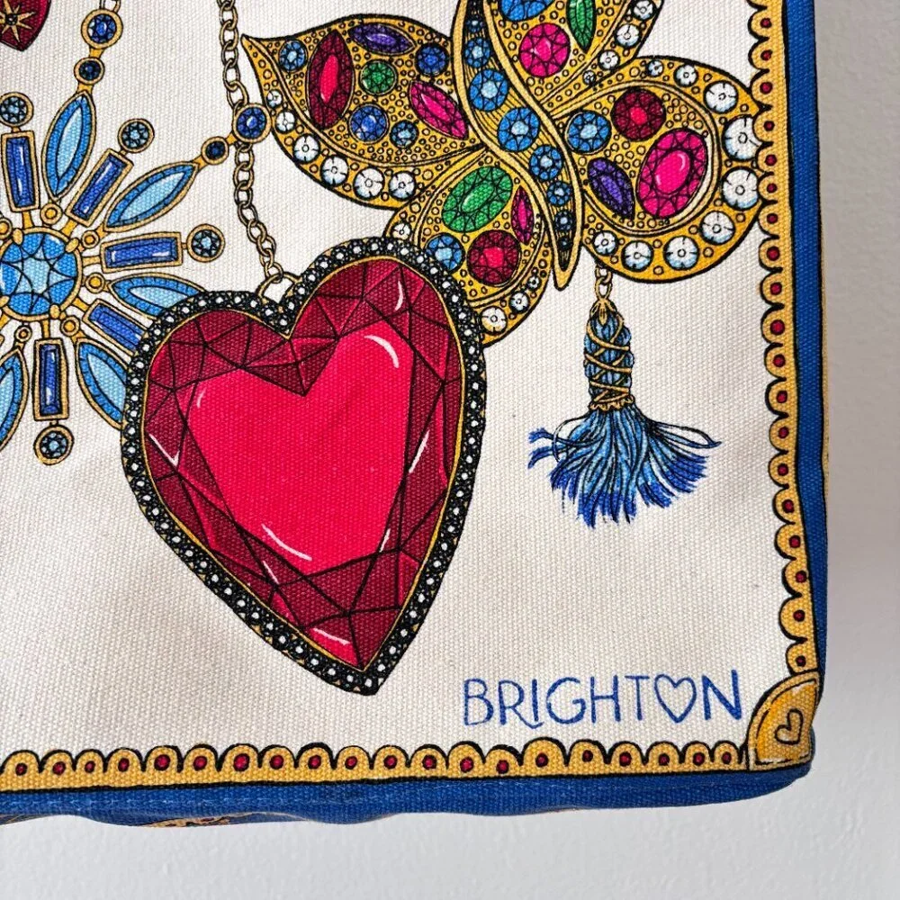 Brighton Glittering Love Canvas Tote Bag
